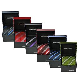 2er Set Merango Krawatten in Geschenkbox