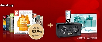 Valentinsspecial beim dpv – 16 verschiedene Zeitschriften im Miniabo + 5 bzw. 10 Euro Douglas-Gutschein