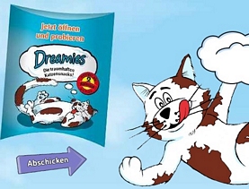 Dreamies Katzensnacks kostenlos erhalten