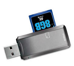 Druckerzubehoer.de: USB SD-Card Reader inkl. 8 GB SDHC-Karte für 8,97 Euro zzgl. Versand