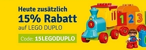 myToys: 15 Prozent Rabatt auf Duplo-Artikel