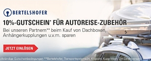 Ebay: 10 Prozent Rabatt auf Autoreisezubehör