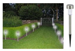 Ebay: 4er Pack Solarlampen aus Edelstahl