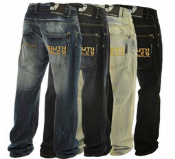 Southpole Herren Jeans Hose Loose Fit Denim Jeanshose