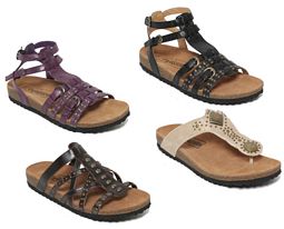 Trendige Römersandalen Zehentrenner Sandalen Kork