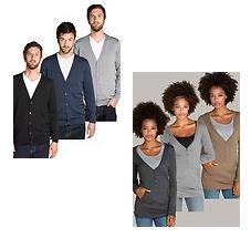 Ebay-WOW: Roscoe Herrenstrickjacke und Liebestraum Damen-Strickpullover für je 24,99 Euro