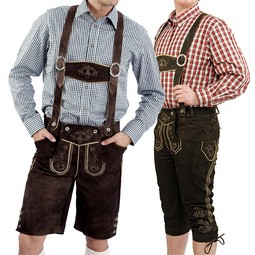 Giesswein Ziegenlederhose Oktoberfest Lederhose Hose