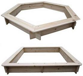 Sandkasten Sandbox Sandkiste Holzkasten 4 Modelle
