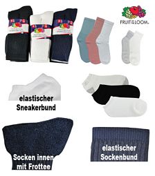 Ebay: 15 Paar Fruit of the Loom Sneaker-Socken
