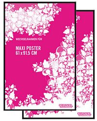 Zwei Wechselrahmen „Maxi Poster“