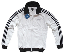 Sportjacke Adidas Originals Beckenbauer TT (Weiß/Schwarz)