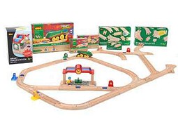 BRIO Holzeisenbahn Smart Track Riesenpaket