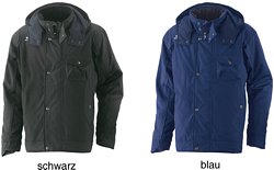 Winterjacke Erima Nano Line Schwarz/Blau