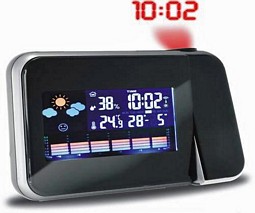 Farb Wetterstation mit Funk Projektionsuhr