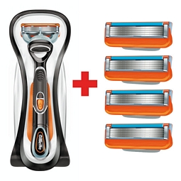 Rasierer Gillette Fusion Power Stealth + 4 Ersatzklingen
