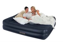 Intex Luftbett Pillow Blue Queen