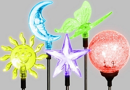 Ebay-WOW: 5 LED-Solarleuchten in verschiedenen Formen