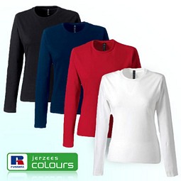 4 Russell Jerzees Damen-Shirts