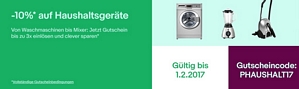 Ebay: 10 Prozent Rabatt auf Haushaltsgeräte