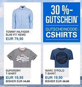 Ebay: 30 Prozent Rabatt auf Shirts