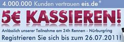 eis.de Gutschein: bis zum 26. Juli 2011 ganze 5 Euro sparen