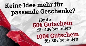 EMP: 50 Euro-Gutschein für 40 Euro und 100 Euro-Gutschein für 80 Euro bestellen