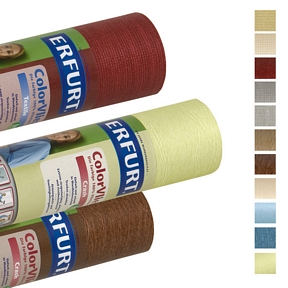 Erfurt Color Vlies-Tapete Crash- und Textil-Optik verschiedene Farben