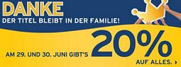 Ernsting’s family: 20 Prozent Rabatt am 29. und 30. Juni 2011