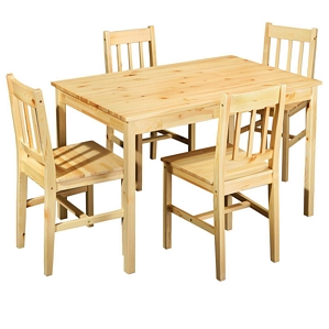 Esstisch Küchentisch Set 120×80 cm Esszimmertisch Holztisch