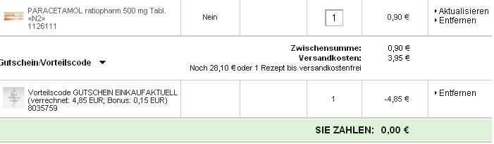europa-apotheek-5-euro-gutscheine-paracetamol-screenshot