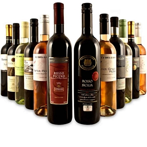 12er Weinset Giro d‘ Italia erlesene Italienweine