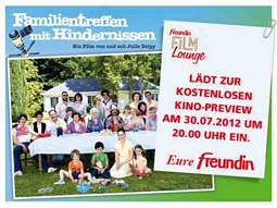 Fast kostenlos zu Zweit ins Kino: Familientreffen mit Hindernissen