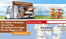 Bei der Mühlen Frikadellen Tour 2012 kostenlose Frikadellen erhalten