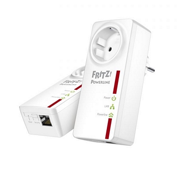 AVM FRITZ!Powerline 520E Set – Netzwerk aus der Steckdose mit bis zu 500 Mbit/s