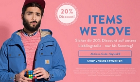 Frontlineshop: 30 Prozent Extra-Rabatt auf diverse Styles der aktuellen Herbst-/ Winterkollektionen