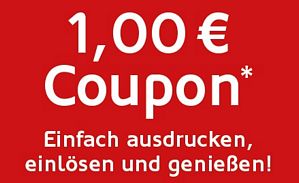 1 Euro Rabatt für Frosta Gerichte