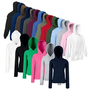 Fruit of the Loom Kapuzen Sweatshirt für Damen, Herren und Kinder
