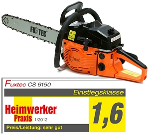 FUXTEC Benzin Kettensäge CS6150 62cc Motorkettensäge