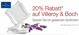 Galeria Kaufhof: 20 Prozent Rabatt auf Villeroy&Boch