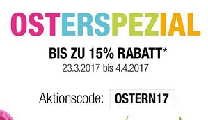 Galeria Kaufhof – 11 Prozent Osterrabatt auf fast alle Artikel