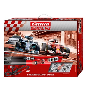 Carrera Digital 143 Rennbahn Champions Duell