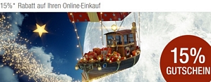 Galeria Kaufhof – 15 Prozent Weihnachtsrabatt auf fast alle Artikel