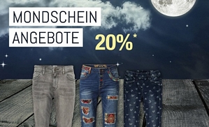 Galeria Kaufhof Mondscheintarif – 20 Prozent Rabatt auf Jeanshosen für Sie, Ihn und Kinder