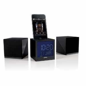 Gear4 CRG-70W Mini Radiowecker mit 2 separaten Boxen und iPod-Dock