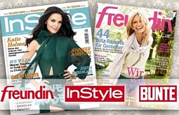 Groupon: Miniabo der InStyle, Freundin oder Bunte inkl. Versand ab 11,85 Euro + 10 Euro Amazon-Gutschein geschenkt