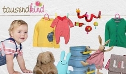Groupon: tausendkind-Gutschein im Wert von 20 Euro für 9,90 Euro oder 30 Euro für 14,50 Euro