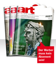 Jahresabo der Zeitschrift art für rechnerisch 1,80 Euro