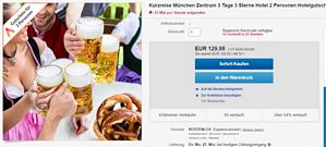 Hotelgutschein für GHOTEL hotel & living für 2 Übernachtungen für 2 Personen in München