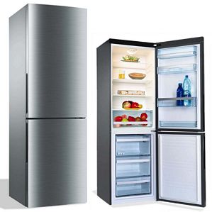 Haier CSM-837AF Kühl-Gefrierkombination Silber Kühlschrank