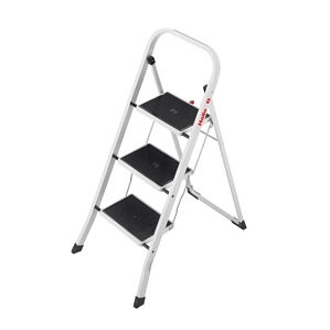 Hailo ProfiStep Stahl-Klapptritt K20 3 Stufen (4397-901)